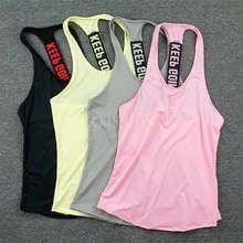 200 шт./лот, женские спортивные нательные блузки без рукавов для спортзала, майки для фитнеса, бега, быстро сохнут, блузка для йоги, топ, футболка