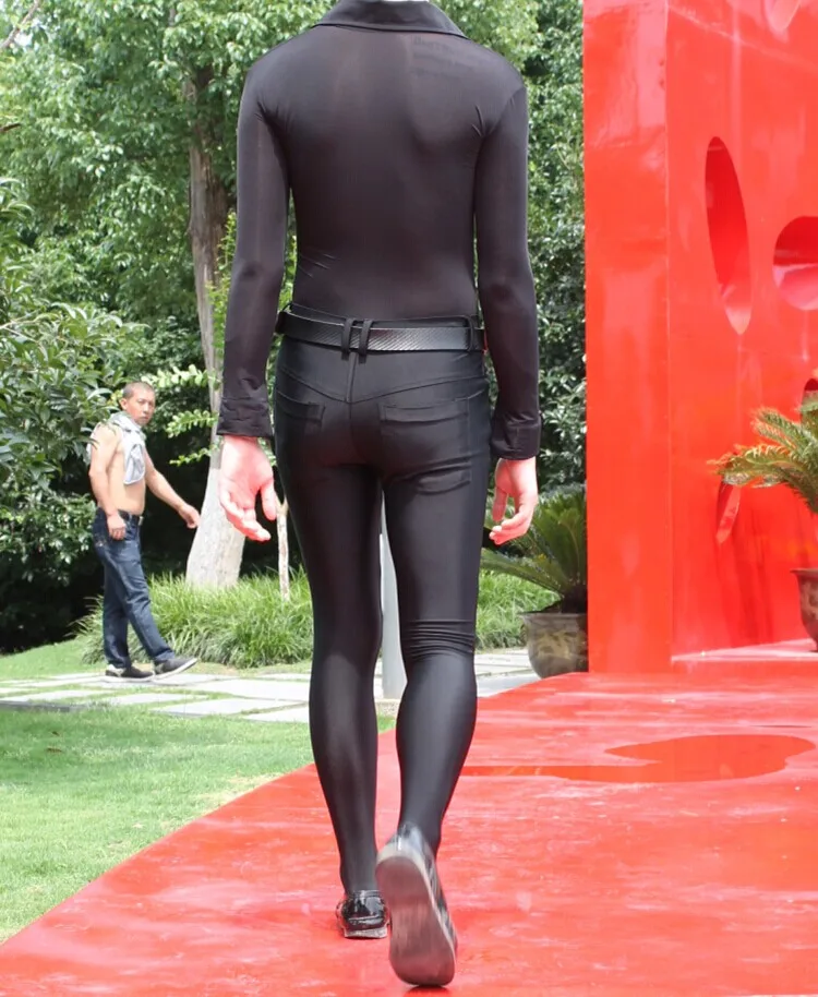 Men Sexy Charm Pants Elastic Tight 