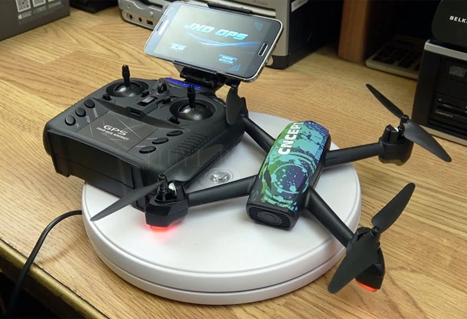 JXD 518 RC Quadcopter 720P HD Camera WIFI FPV GPS Mining Point Drone 2.4GHz 6 Axis Gyro Mini Drone 360 Rotation Headless Mode  (32)