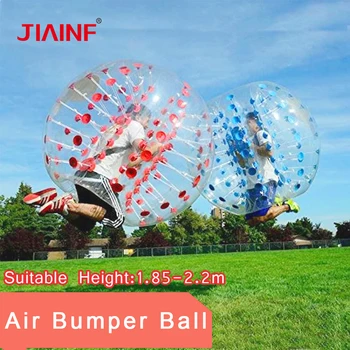 

1.8m Zorb Soccer Ball PVC Wear-resistant Inflatable Bubble Football Ball for Boys Girls Adult Family Outdoor Game Ball Sport Toy
