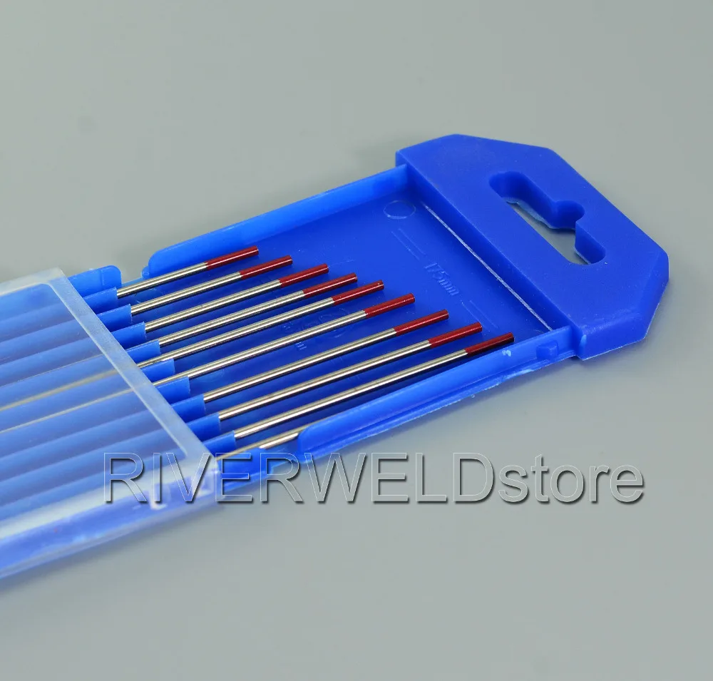 2% вольфрамовый электрод WT20 красный 1 6*150 мм 1/16x6 &quotx10PK подходит для сварки TIG|tig