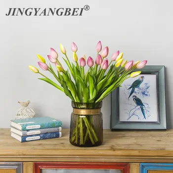 

Tulip Mall window decoration fake flowers wedding potted plants christmas decorations for home silk flowers valentine's day