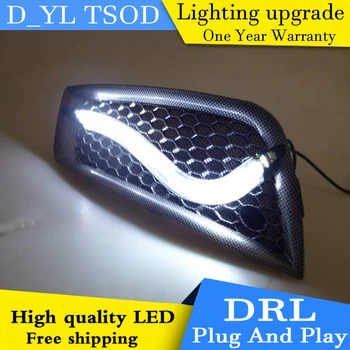 

Car styling For Chevrolet Cruze 2009-13 LED DRL led fog lamps daytime running lights High brightness guide LED DRL Two way style