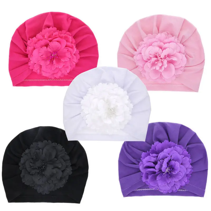 

Bnaturalwell Flower turban Girls Flower turban hat Newborn beanie cap Hospital hat newborn Head wrap Photo Prop PDF H012D
