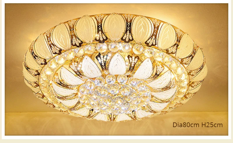 Мануфактура Новое поступление K9 хрустальный потолочный светильник в золотом цвете осветительный прибор применяется для дома
