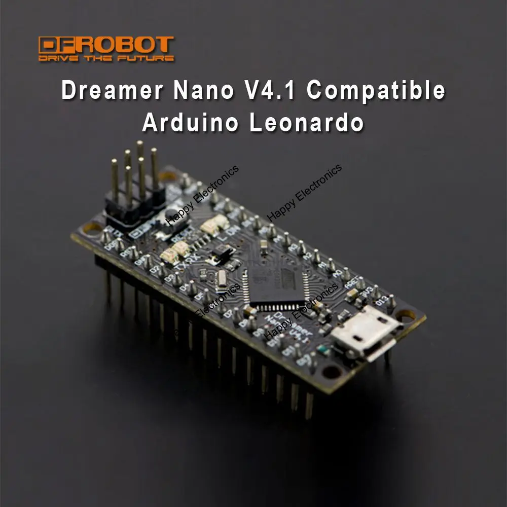 

DFRobot genuine Dreamer Nano V4.1 Micro controller board, ATMEGA 32U4 16 MHz embedded Compatible with Arduino Leonardo most Nano
