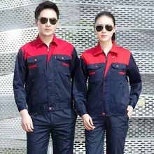 Разные цвета на выбор, мужской комбинезон, износостойкий, для мастерской, авто ремонт, комбинезон, костюм, рабочая страховая служба, одежда