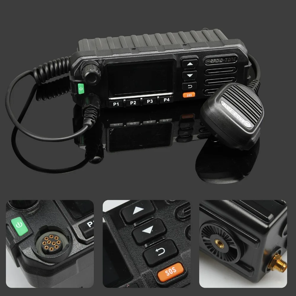 

Radio-Tone RT5 3G WiFi Network PTT Mobile C-ar R-adio Android Teamspeak Inrico TM-8