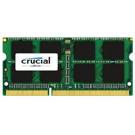 

Crucial 8 GB DDR3L-1866, 8 GB, 1 x 8 GB, DDR3L, 1866 MHz, 204-pin SO-DIMM, Negro, Verde
