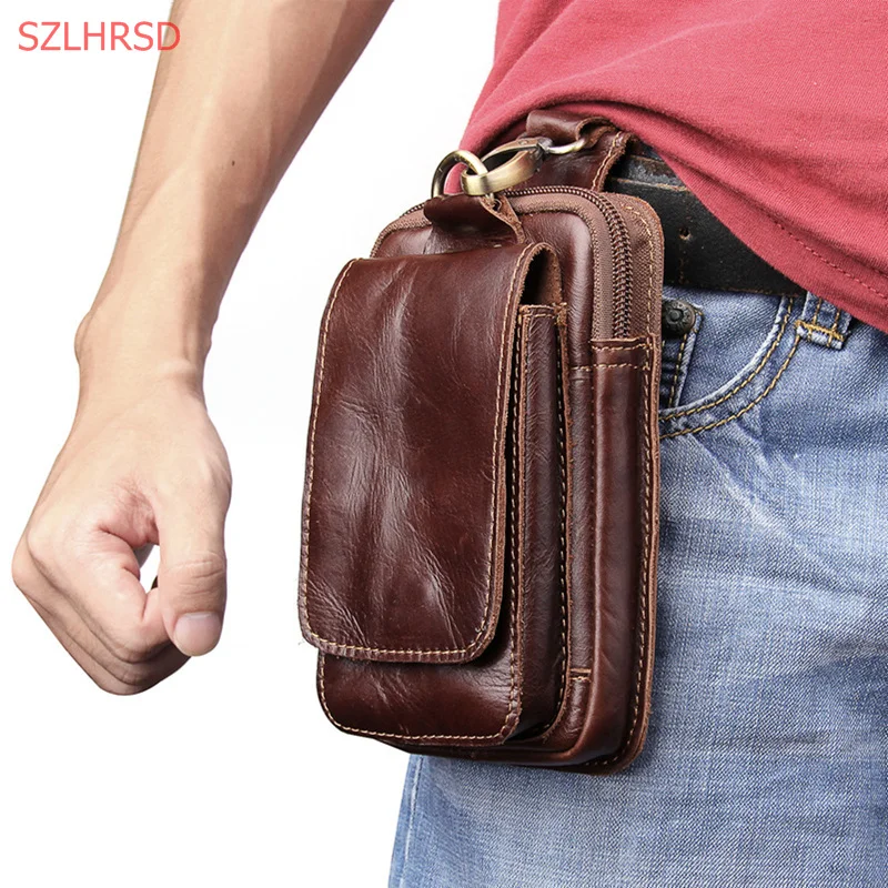 Роскошные из натуральной коровьей кожи мини Повседневное сумка Для мужчин пояс сумки чехол для huawei Honor 10 9i играть телефон чехол Роскошные из натуральной коровьей кожи мини Повседневное сумка Для мужчин пояс сумки чехол для huawei Honor 10 9i играть телефон чехол