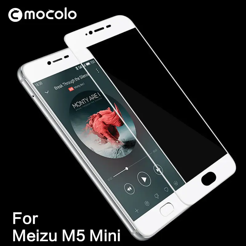 Защитное стекло Mocolo закаленное с полным покрытием для Meizu M5/M5s Mini meilan 5/m5 пленка на