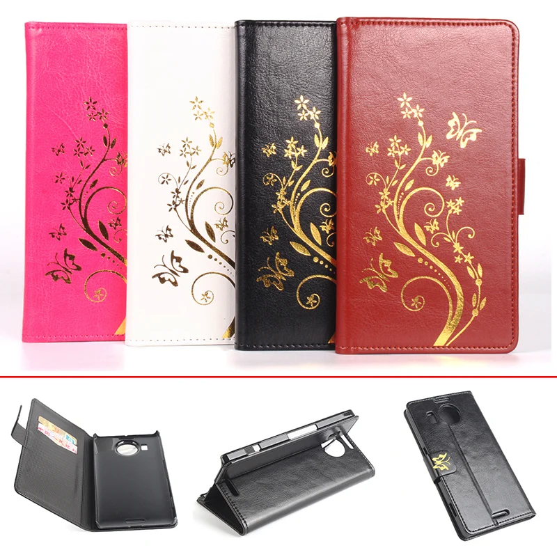 

High Quality Pattern Leather flip Case for Microsoft Lumia 950XL Leather Case Flip Cover About flip dedicated phone Tangjin