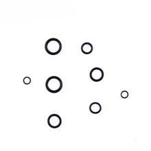 [30 шт.] плоское круглое матовое черное уплотнительное кольцо для ловли карпа, наконечник для снастей, аксессуар 2 мм, 2,5 мм, 3,1 мм, 4 мм