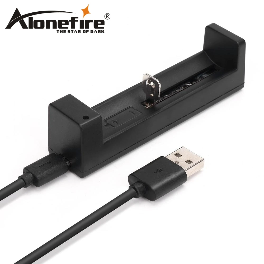 AloneFire MC001 Многофункциональный USB Quick литий Батарея Зарядное устройство для 10440 14500 16340 18350 18650 26650 Li-Ion Батарея - Цвет: USB Charger 18650