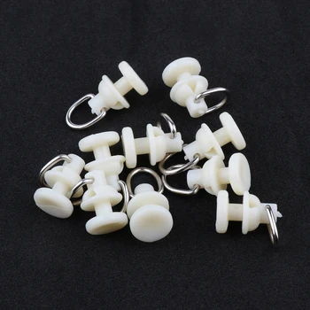 

20 Pcs Curtain Track Glider Rail Runner Sliding Roller Hook Ceiling Carrier 15 mm for Curtains, Drapes, Sheer, Valances