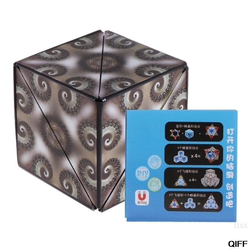 

Geometric Magic Cube Puzzle Magic Transforming Intelligence Educational Toys Hxx