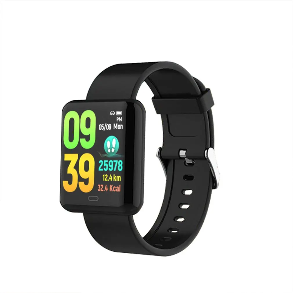 

TLWB8 Smartband 1.3" Color Screen Blood Pressure Heart Rate Monitor Remote Camera Waterproof Pedometer Sport Bracelet
