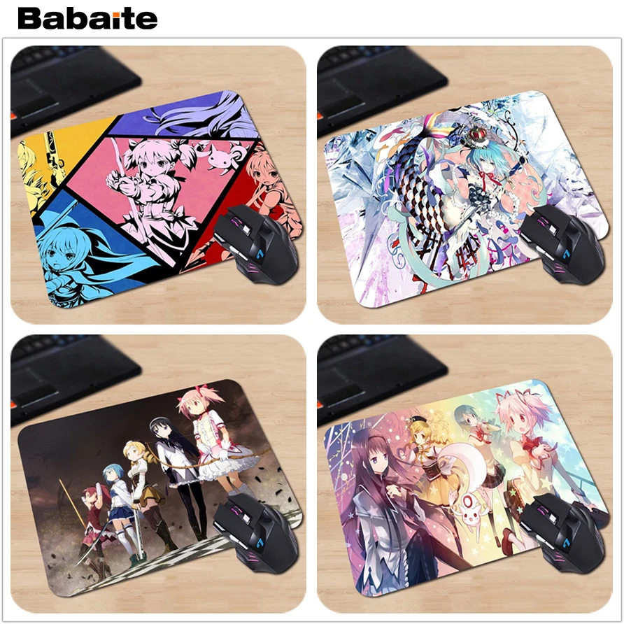 

Babaite Puella Magi Madoka Magica Anime Computer Mouse pad Non-slip rubber Size 220*180*2(MM)
