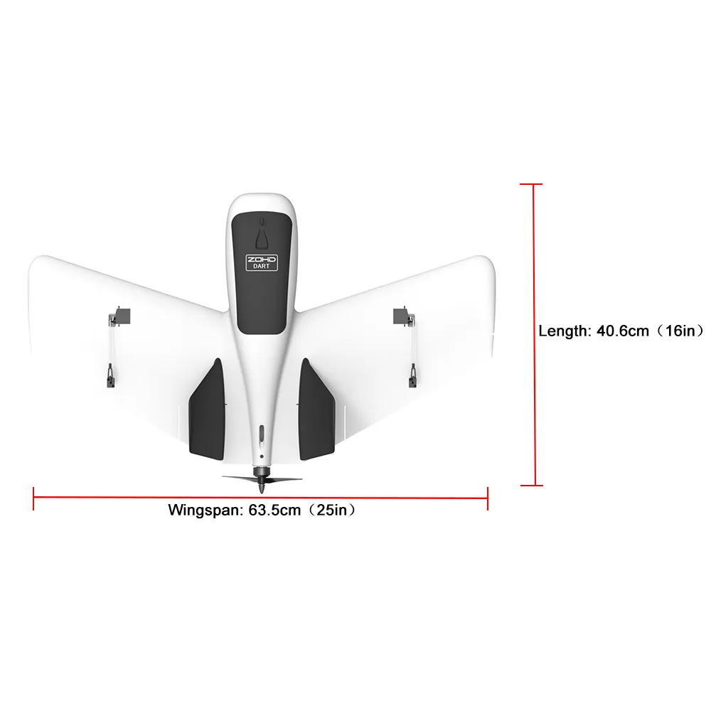 ZOHD Дротика Sweepforward крыло 635 мм размах крыльев FPV Дрон Встроенный гироскоп съемный EPP Delta гоночный Самолет RC самолет PNP модель
