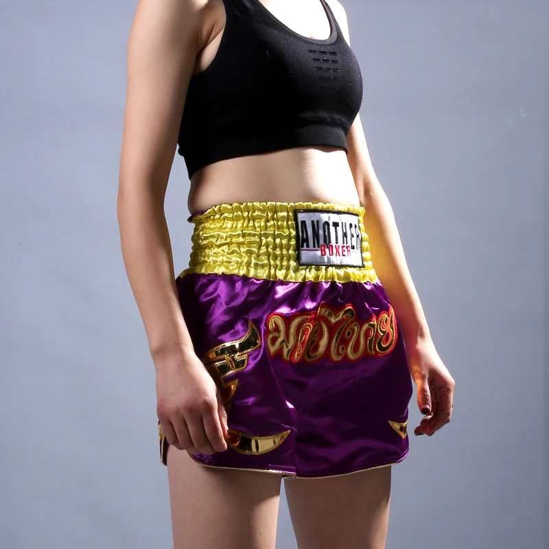 Для мужчин wo Дети боксерские трусы печати ММА шорты для кикбоксинга борьба Grappling шорты для тайского бокса боксерские шорты костюмы Санда дешевые