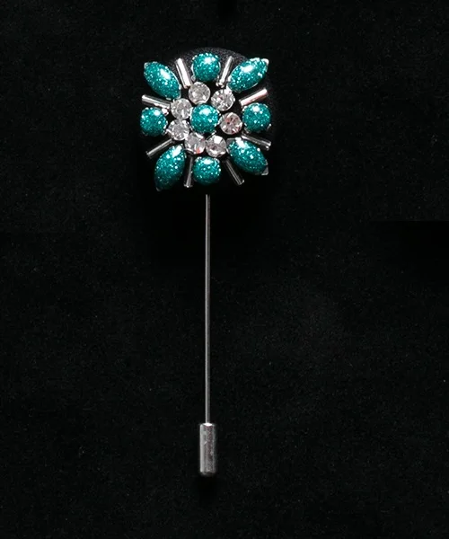 No.9 lapel pin 26 цветов расшитая бисером Цветочная Мужская булавка на лацкане с кристаллами новая роскошная модная мужская брошь для костюмов ручная работа Брошь со стразами на булавке аксессуар - Окраска металла: No.9 lapel pin