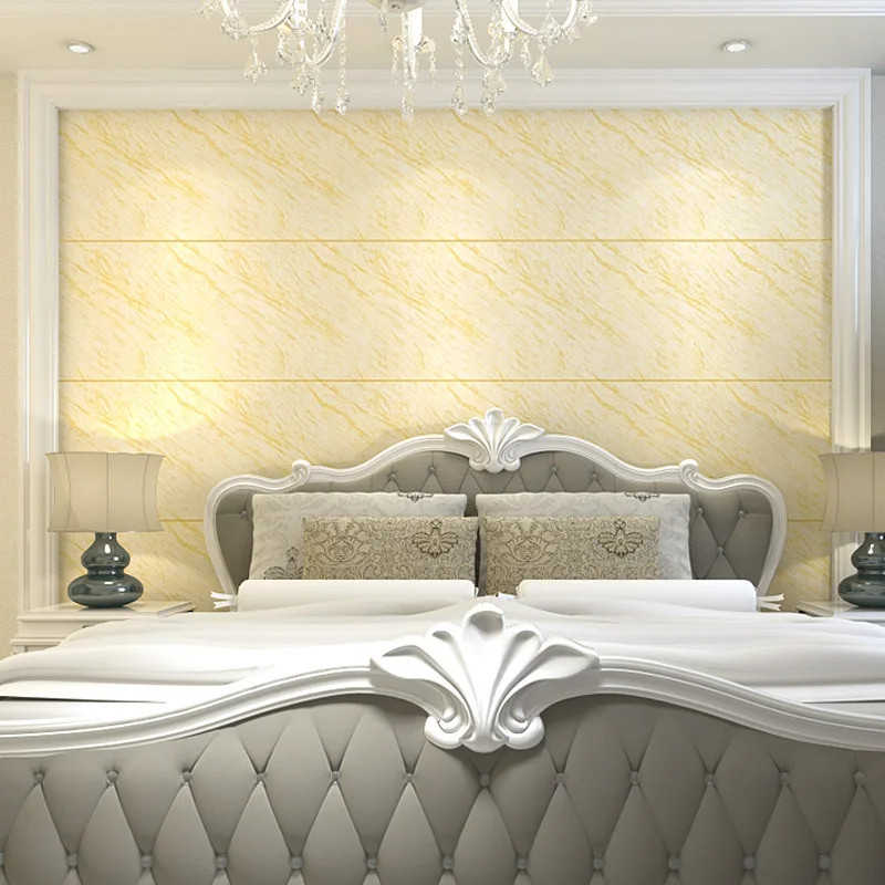

New Modern imitation marble tile wallpaper Simple thick 3D stereoscopic video wall Bedroom living room TV background wall paper
