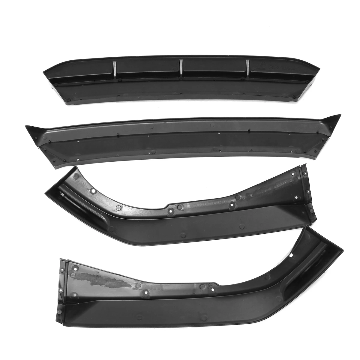 4pcs Car Front Bumper Lip Splitter Body Kit Spoiler Splitter Front Bumper Lip For Honda For Accord 10th Gen Sport