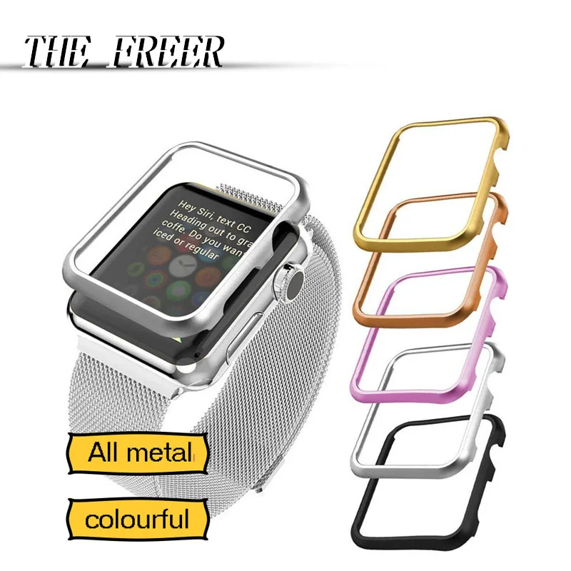 Watches Band Case Aluminum For Apple iWatch 38mm 42mm All Models Sport