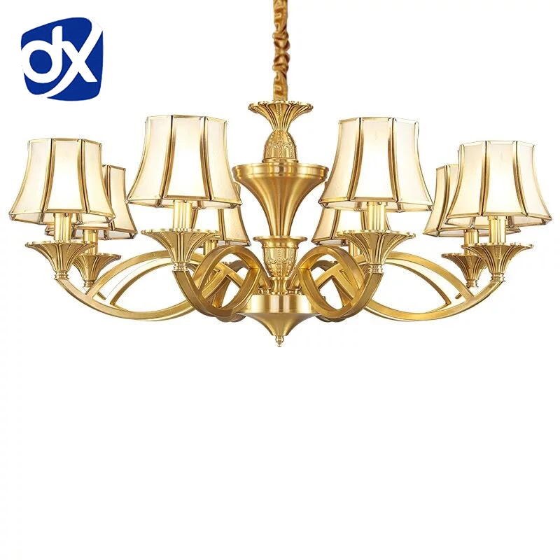 

Luxury Copper Chandelier Light Living Room Chandelier Lighting Luxury Copper Lamp