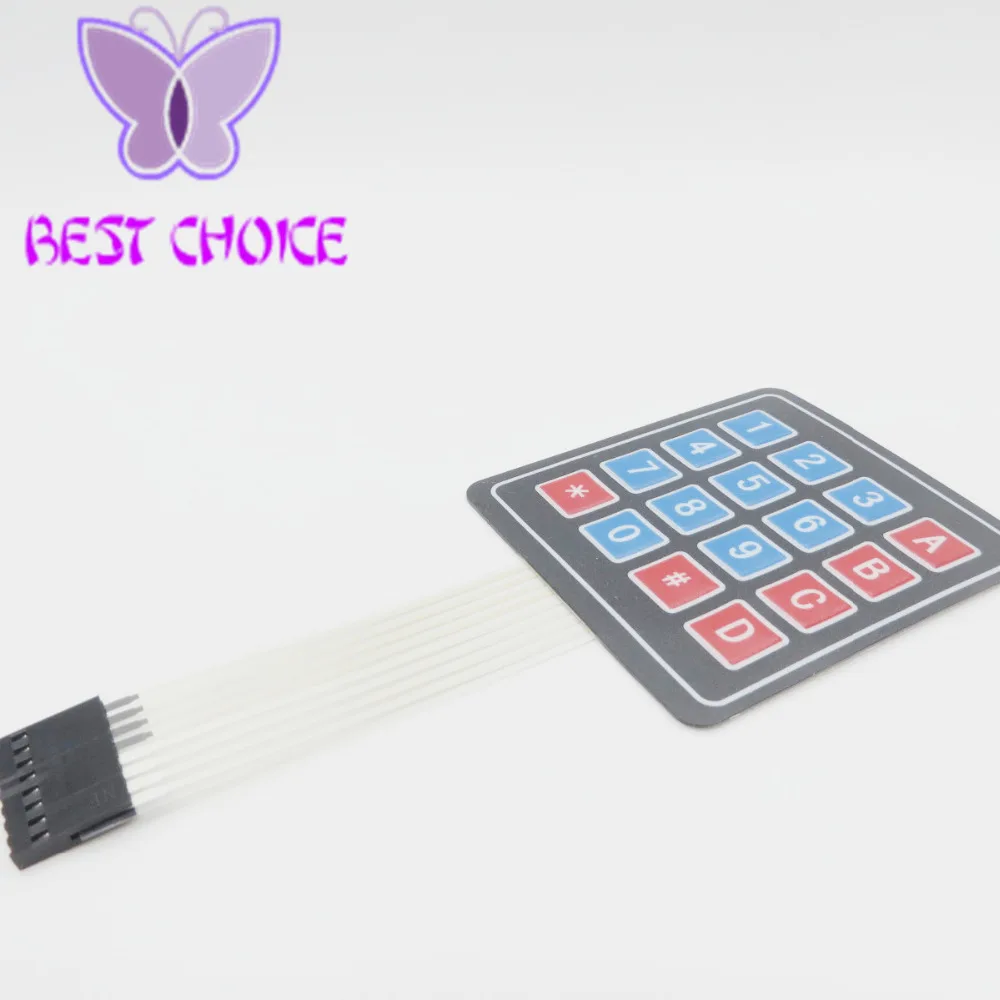 

1PCS/LOT 4*4 Matrix Array/Matrix Keyboard 16 Key Membrane Switch Keypad for arduino 4X4 Matrix Keyboard
