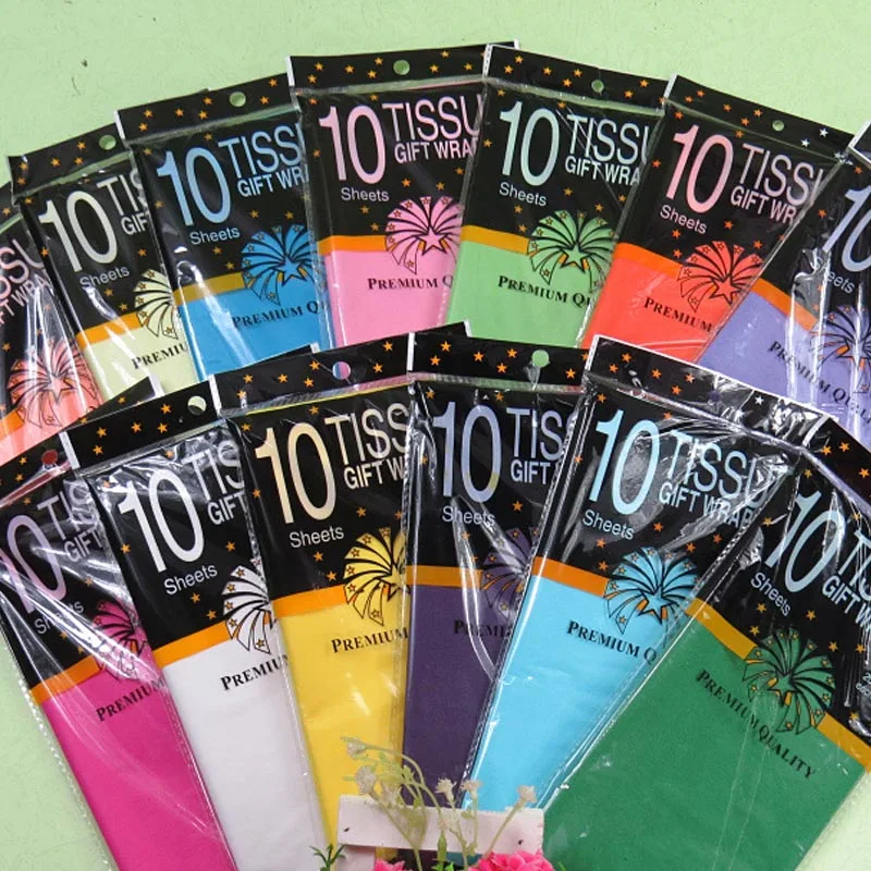 

Color Tissue Wrapping Papers Craft Paper Roll Wrapping Christmas Gift Clothing Packing Material