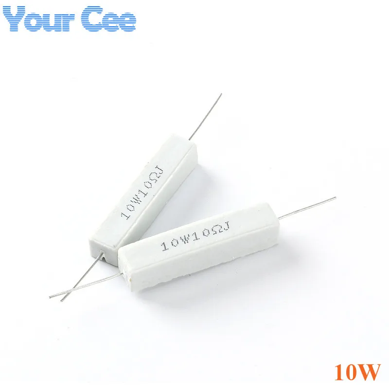 10 piezas de cerámica resistencia 10 W 1R ~ 25R ohm 5% de cemento resistencia 1R 2R 5R 8R 10R 15R 20R 25R componente electrónico 1ohm 2ohm 5ohm 8ohm 10 piezas de cerámica resistencia 10 W 1R ~ 25R ohm 5% de cemento resistencia 1R 2R 5R 8R 10R 15R 20R 25R componente electrónico 1ohm 2ohm 5ohm 8ohm