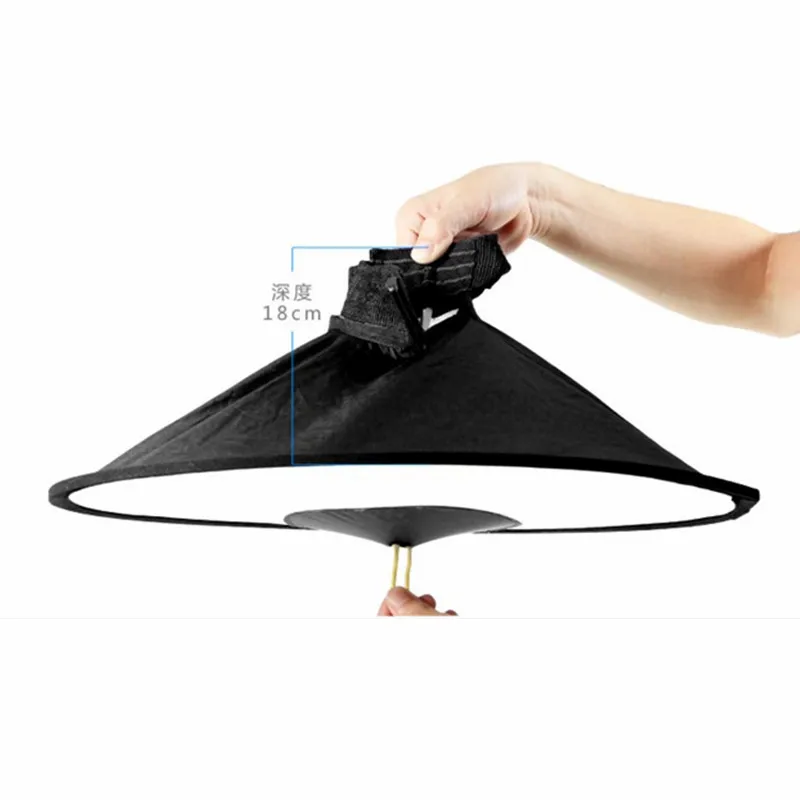Jadkinsta 44cm Collapsible Flash Difuser Round Ring Portable Softbox Universal Photography Soft Box for Cameras DSLR Speedlite (4)
