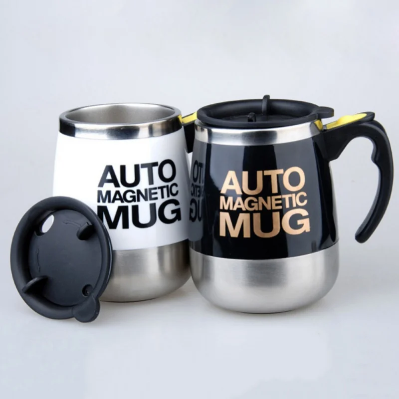 

Self Stirring Mug Automatic Mixing Mug for Coffee Milk Grain Oat Stainless Steel Thermal Cup Double Insulated Smart Cup