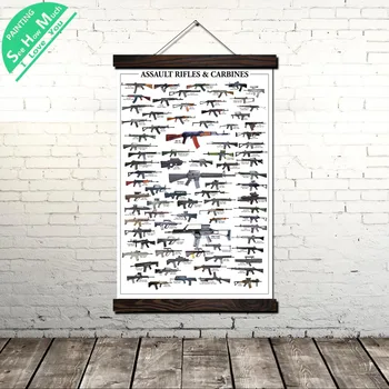

Gun Stg 44 Collection Art Vintage Poster Scroll Painting Frame Canvas Modern Art Wall Pictures Posters and Prints Living Room