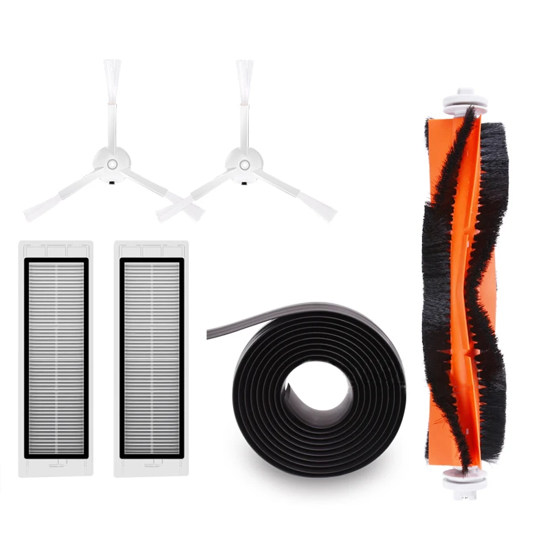 

Vacuum Cleaner Spare Parts for Xiaomi Roborock Robot Kits 2pc Filter 2pcs Side Brush 1pc Main Brush 1pc Virtual Magnetic Wall