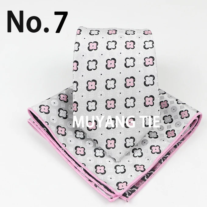Мужской формальный Пейсли Полиэстер Карман квадратный галстук шейный платок галстуки много два шт набор
