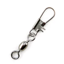 Infof 200 шт./лот рыбалка поворачивается кран поворотный с Фиксирующей Оснастки Карп рыболовные снасти море крючки подледной рыбалки разъем