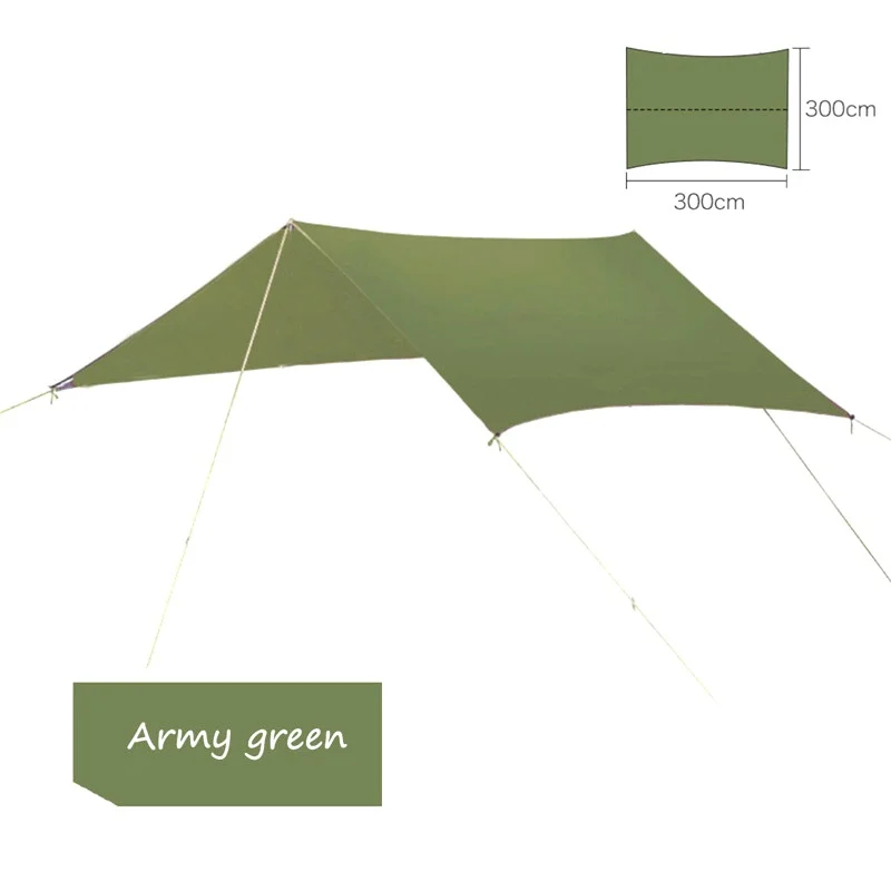 Открытый многоцелевой Кемпинг Тент Водонепроницаемый солнцезащитный Пляжный Тент легкий тонкий коврик половая тряпка 8