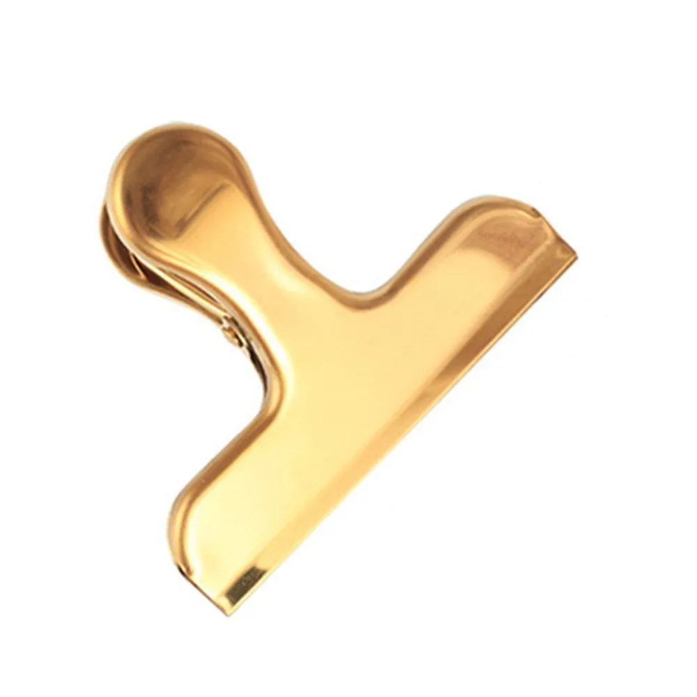 metal clip Gold Heavy Duty Bulldog Clips Duckbill Clips For Office
