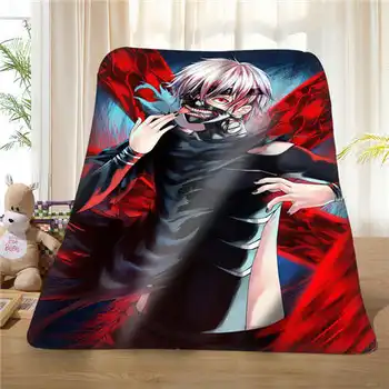 

Custom Kushu-Tokyo-Ghoul (1) Blanket Soft Fleece DIY Your Picture Decoration Bedroom Sofa Multi Size#929-02-001-36
