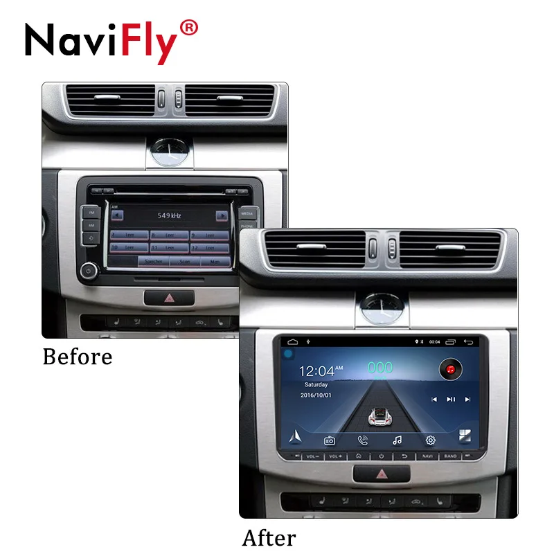 Flash Deal 2din 9inch Android8.1 car dvd player for Volkswagen VWgolf 6 touran passat B7 sharan Touran polo tiguan Car OVD2 DAB 1