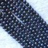 Wholesale Natural Genuine Dark Blue Sapphire Round Loose Faceted Beads 8mm 15" 05842 2