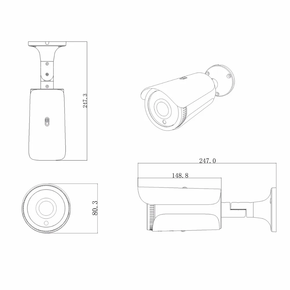 BFMore оптическая зум WiFi IP камера Starlight 1080P 2.0MP 2 8 12 мм Sony 291 наружная SD хранение
