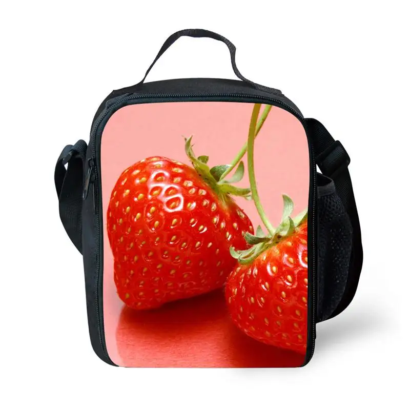 3D Ice Cream Print Girls Lunch Bag Waterproof Insulated Lunch Box