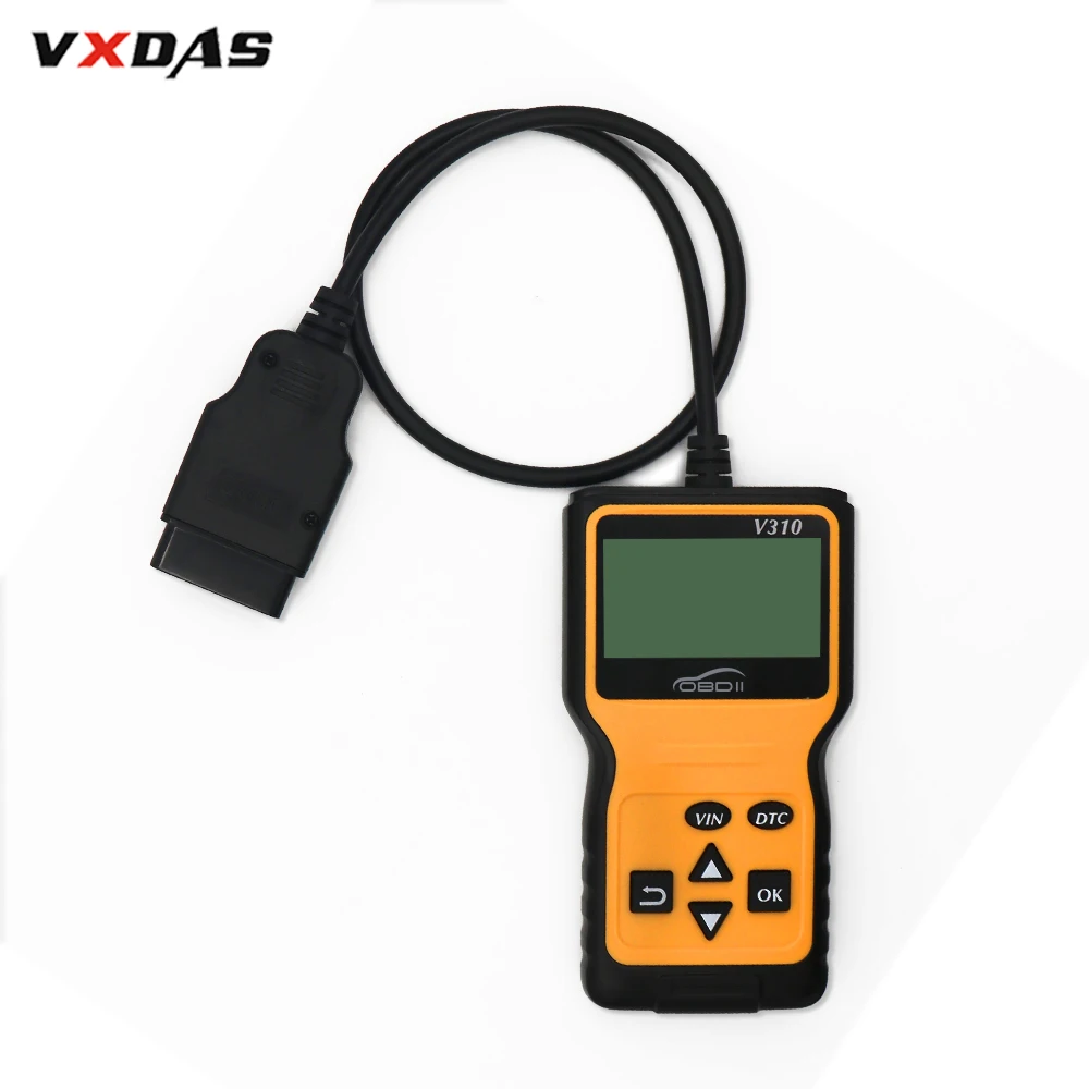 VXDAS V310 Car Code Reader Auto CAN OBD2 Scanner V1.1 16pin Male Engine Coolant Temp Car Speed Probe OBDII Diagnostic Tool