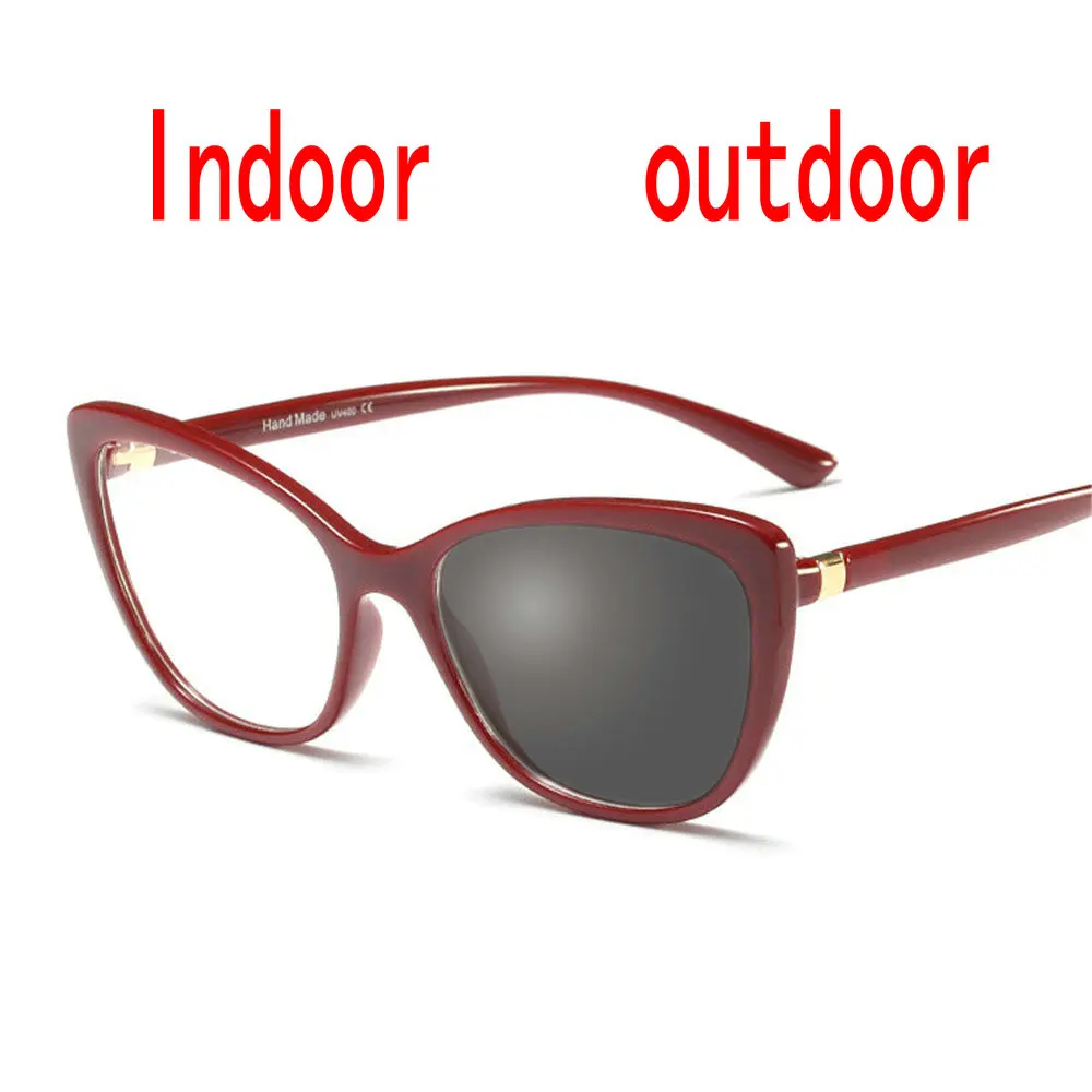 Модные мужские близорукость очки для близоруких близорукость солнцезащитные очки Очки серый цвет линз-1,0 до-6,0 с коробкой FML - Цвет оправы: red-0