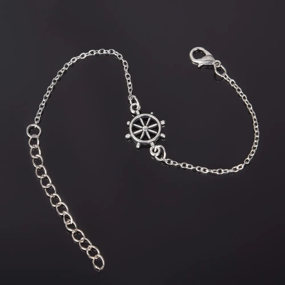Simple Style Silver Plated Charm Bracelet Jewelry Gift Wedding Banquet Wholesale Top Quality 1 D2 16