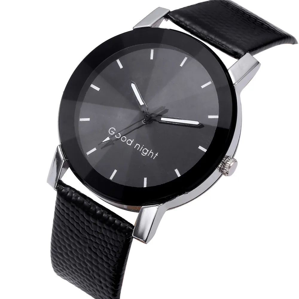 GEMIXI модные женские часы браслет из нержавеющей стали циферблат кожаный ремешок