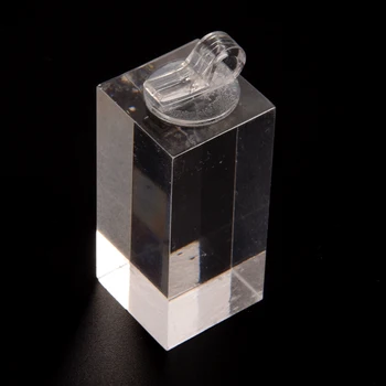 

1Set Glass Acrylic Clear Jewelry Ring Display Holder Stand Jewelry Showcase Display Stand Organic